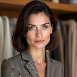 Portrait of Elara Vance, Fabric Sourcing Specialist